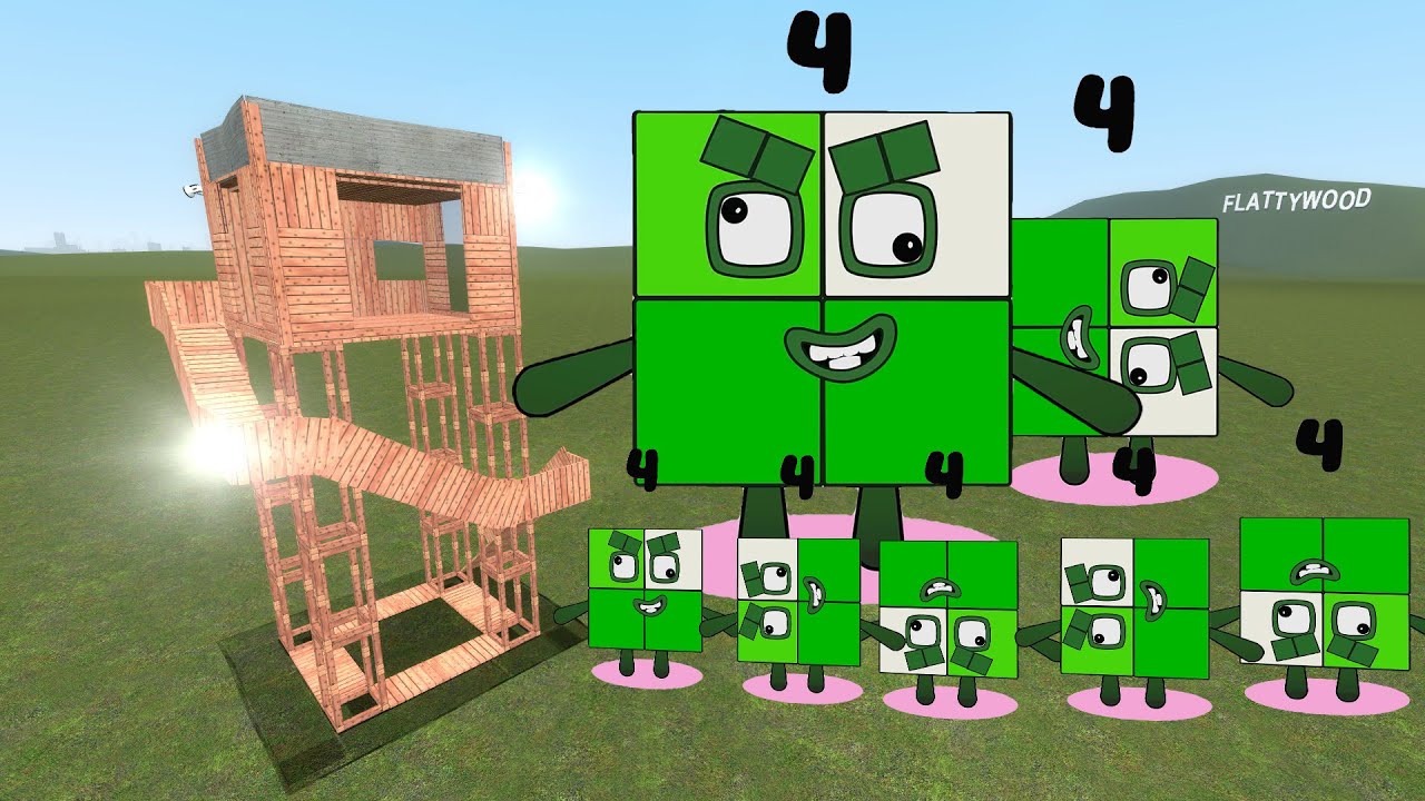 I FOUND THE NEW SPRUNKI NUMBERBLOCKS 4 , In Garry's Mod