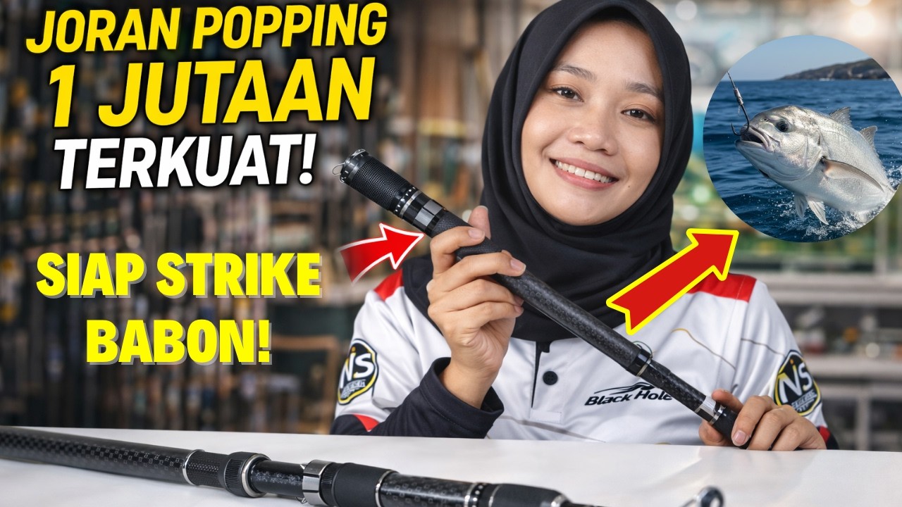 CUMA 1 JUTAAN! 5 Joran Popping Terkuat 2026 (Anti Patah)