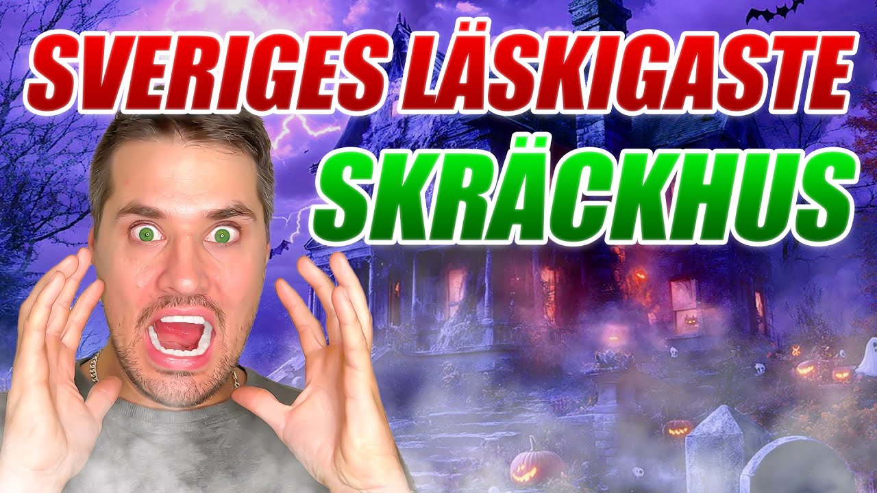 BESÖKER SVERIGES LÄSKIGASTE SKRÄCKHUS!😱