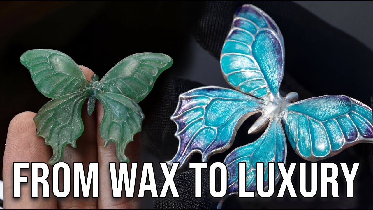 From Wax to Enamel: The Real Process Behind This Luxury Butterfly Brooch
