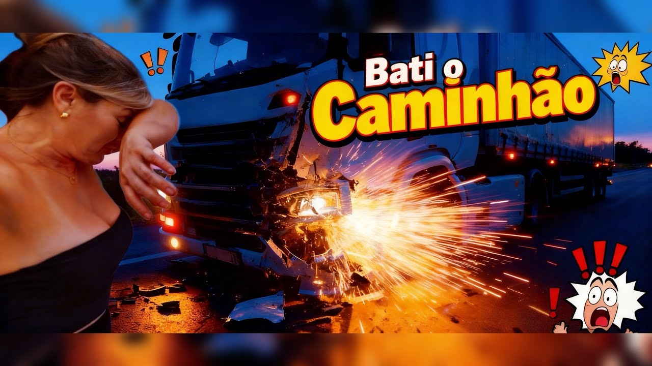 Bati o caminhão! Muito triste tudo o que aconteceu!