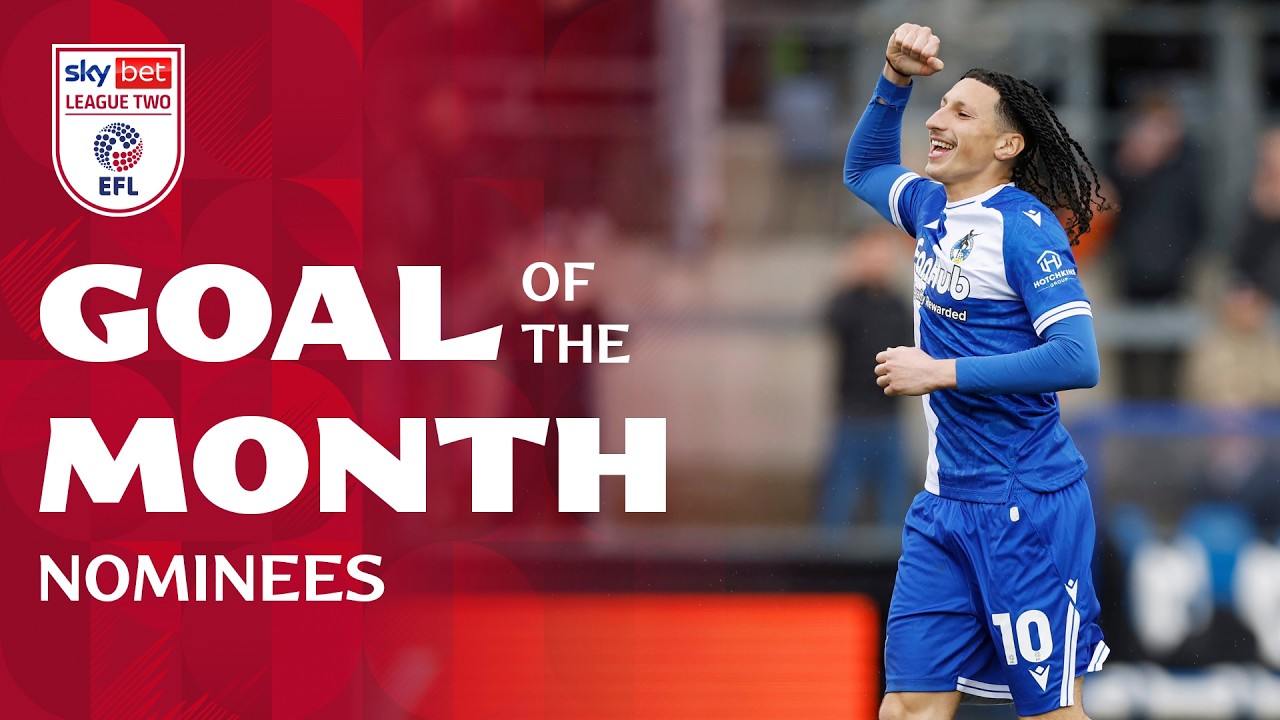 Sky Bet League Two Goal of the Month January nominees