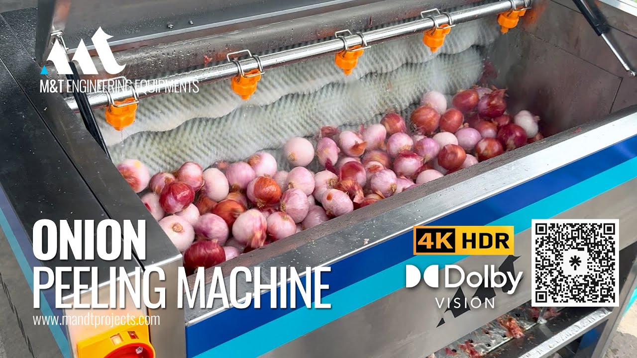 Automatic Onion Peeling Machine | Multi-Vegetable Peeler for Carrot, Potato, Beetroot, Ginger.