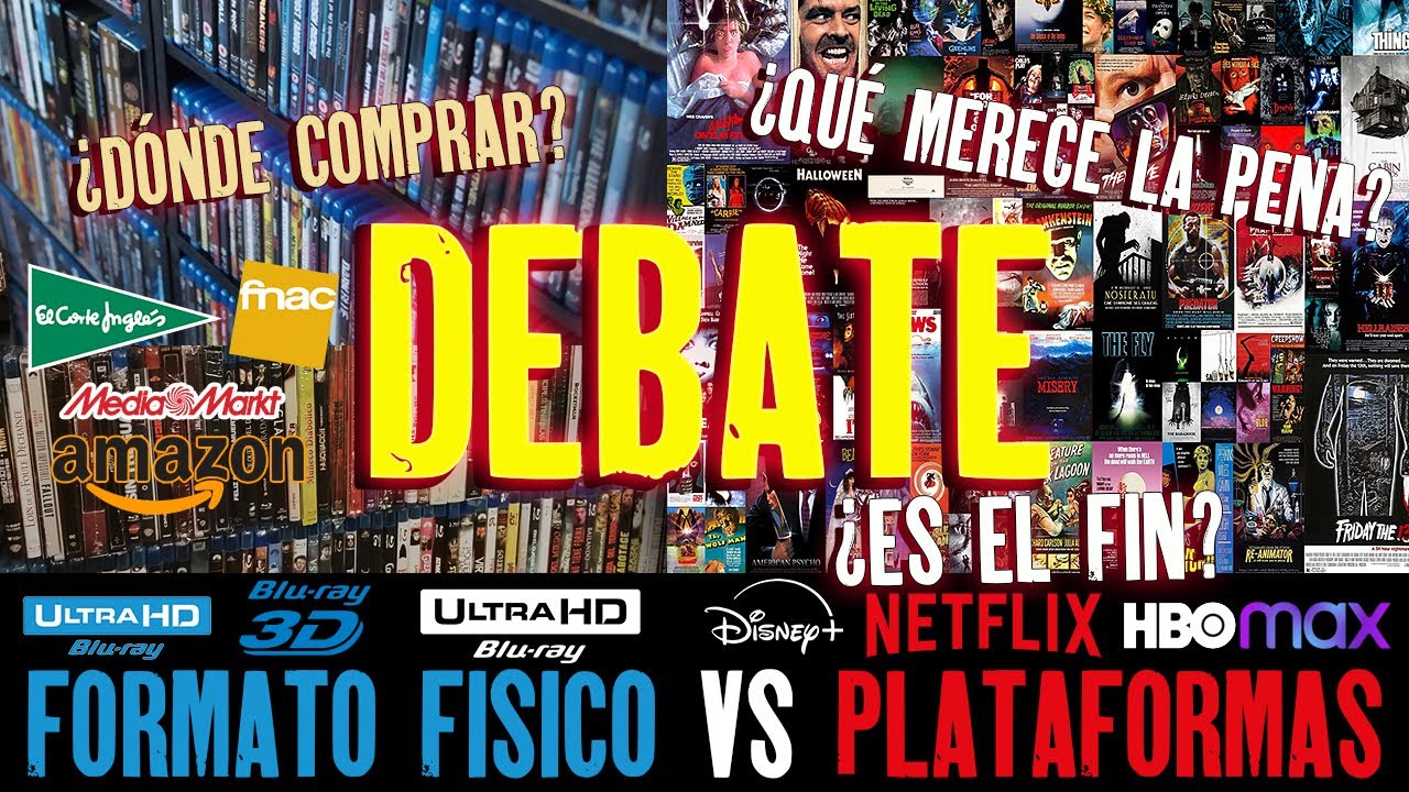 DEBATE - ¿Fin al Formato Físico? - Streaming - Blu-rays - UltraHD - Coleccionismo - Disney - Netflix