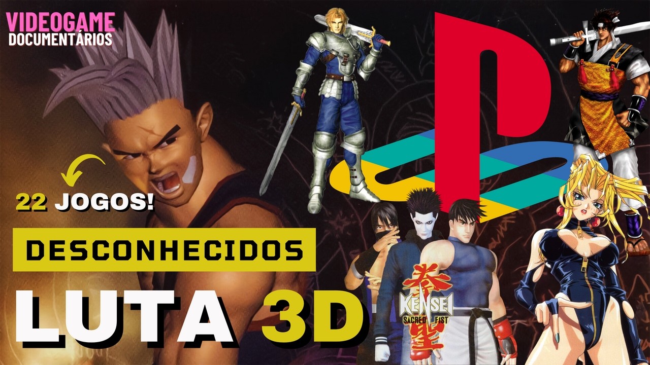 LUTA 3D I Jogos DESCONHECIDOS de um dos gêneros mais populares lançados para o PLAYSTATION