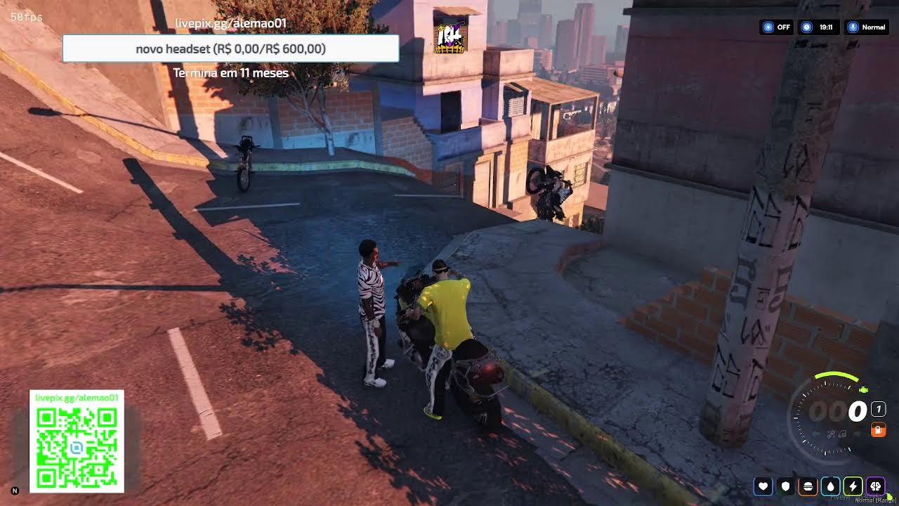 GTA 5 Cidade BH CITY-Vida de motoboy Morando na FAvela