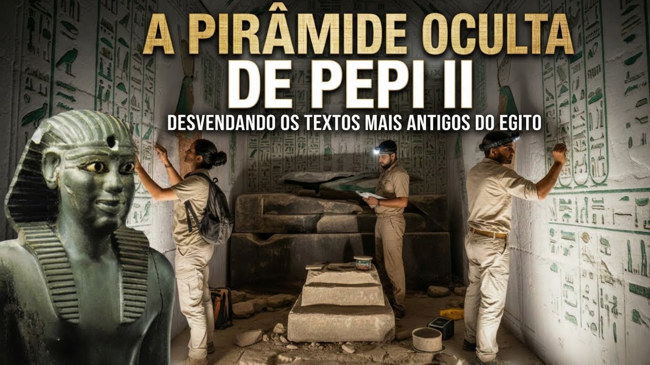 A PIRÂMIDE OCULTA DE PEPI II: DESVENDANDO OS TEXTOS MAIS ANTIGOS DO EGITO