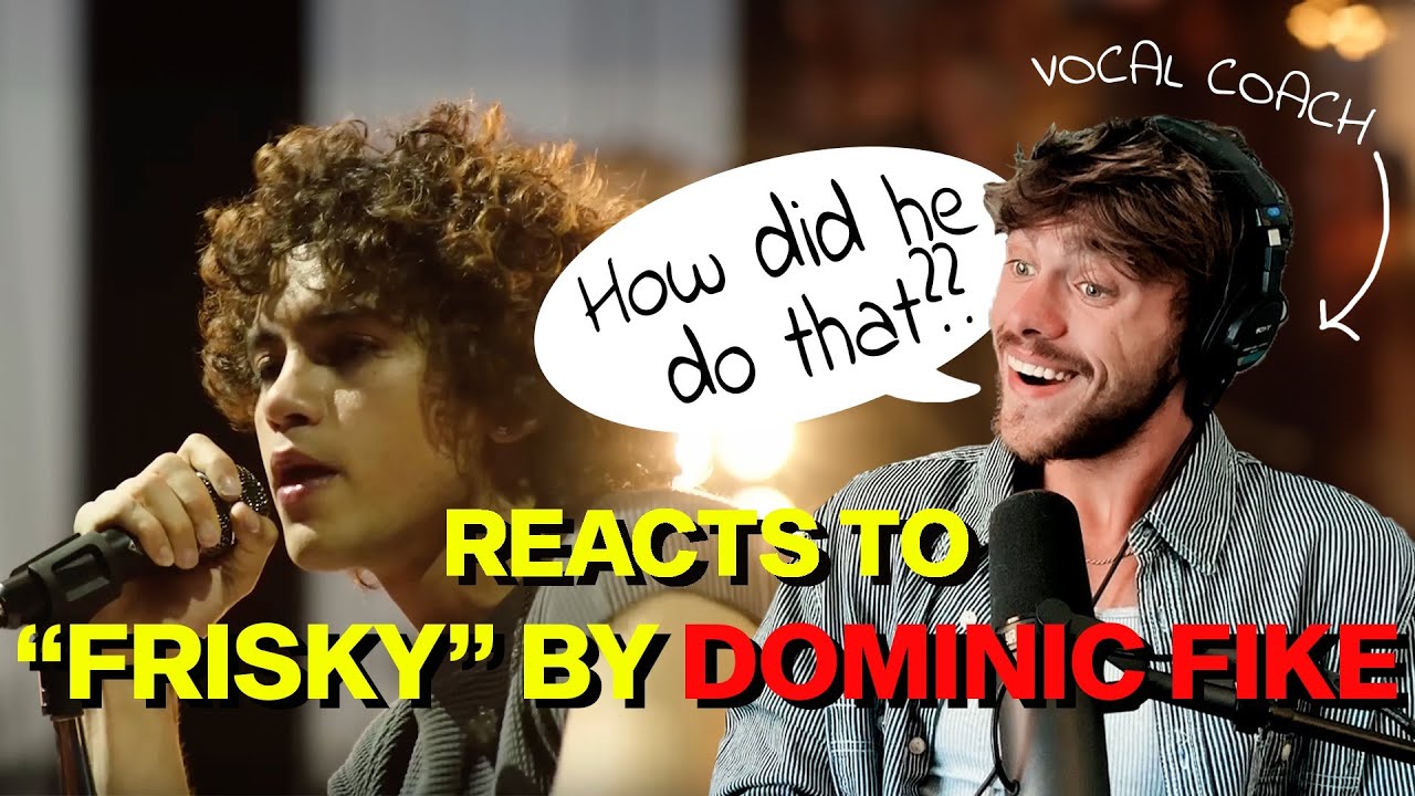 Vocal Coach BLOWN AWAY by Dominic Fike's LIVE Performance to 