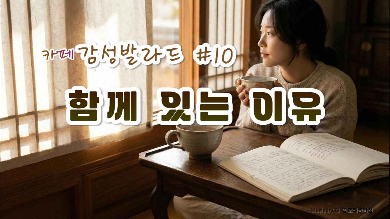 [카페감성발라드 #10] 함께 있는 이유 #카페음악 #감성발라드 #카페에서듣기좋은노래 