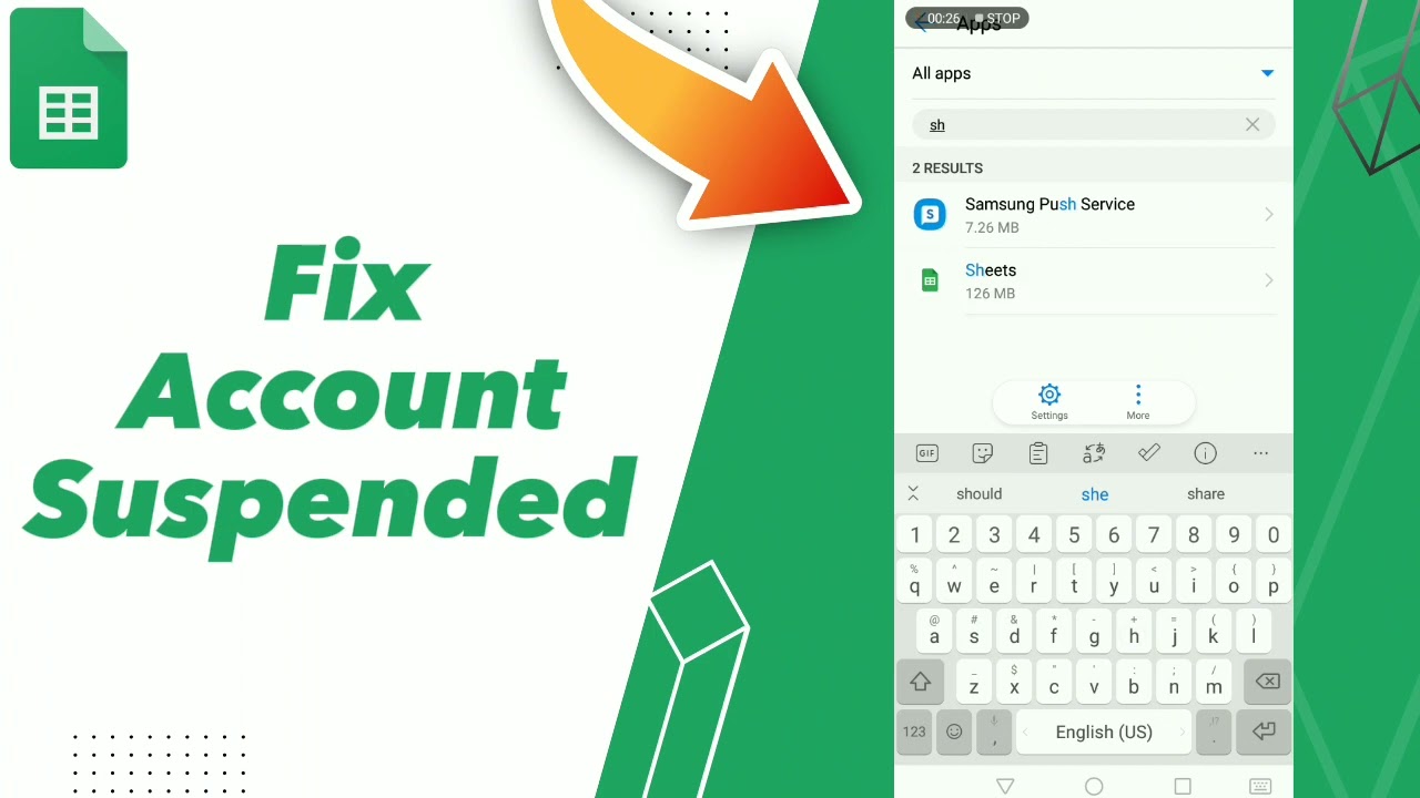 How to Fix Account Suspended  on Google Workspace Sheets