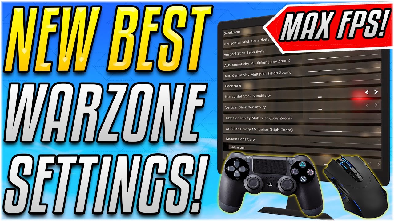 NEW WARZONE SETTINGS TO BOOST FPS & PERFECT CONTROLLER/MOUSE SENSITIVITY!![Warzone Academy]