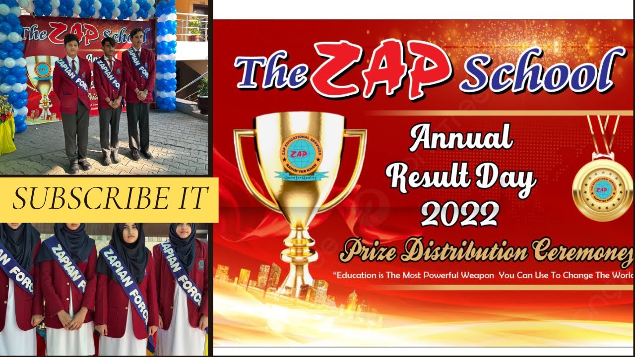 Annual Result 2022 | Position Holders | The Zap School |