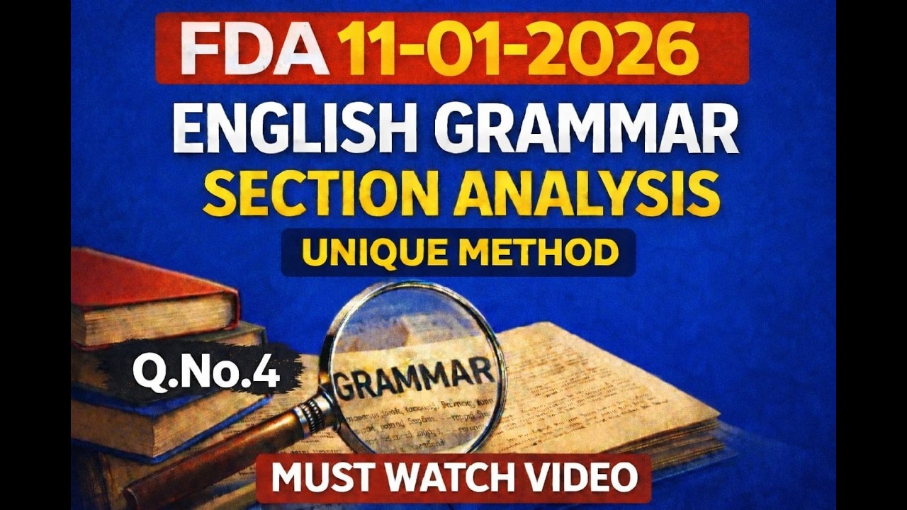 Old Question Paper | Analysis | English Grammar