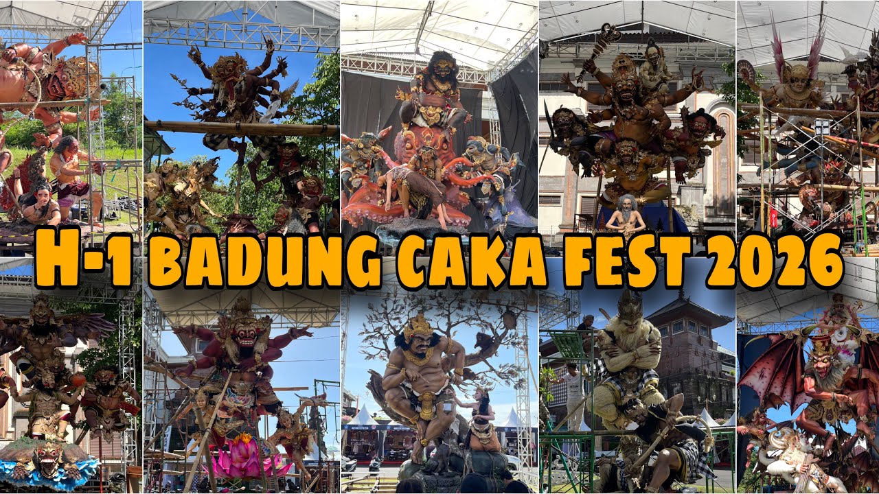 H-1 BADUNG CAKA FEST 2026🔥🔥🔥semua ogoh ogoh masih persiapan