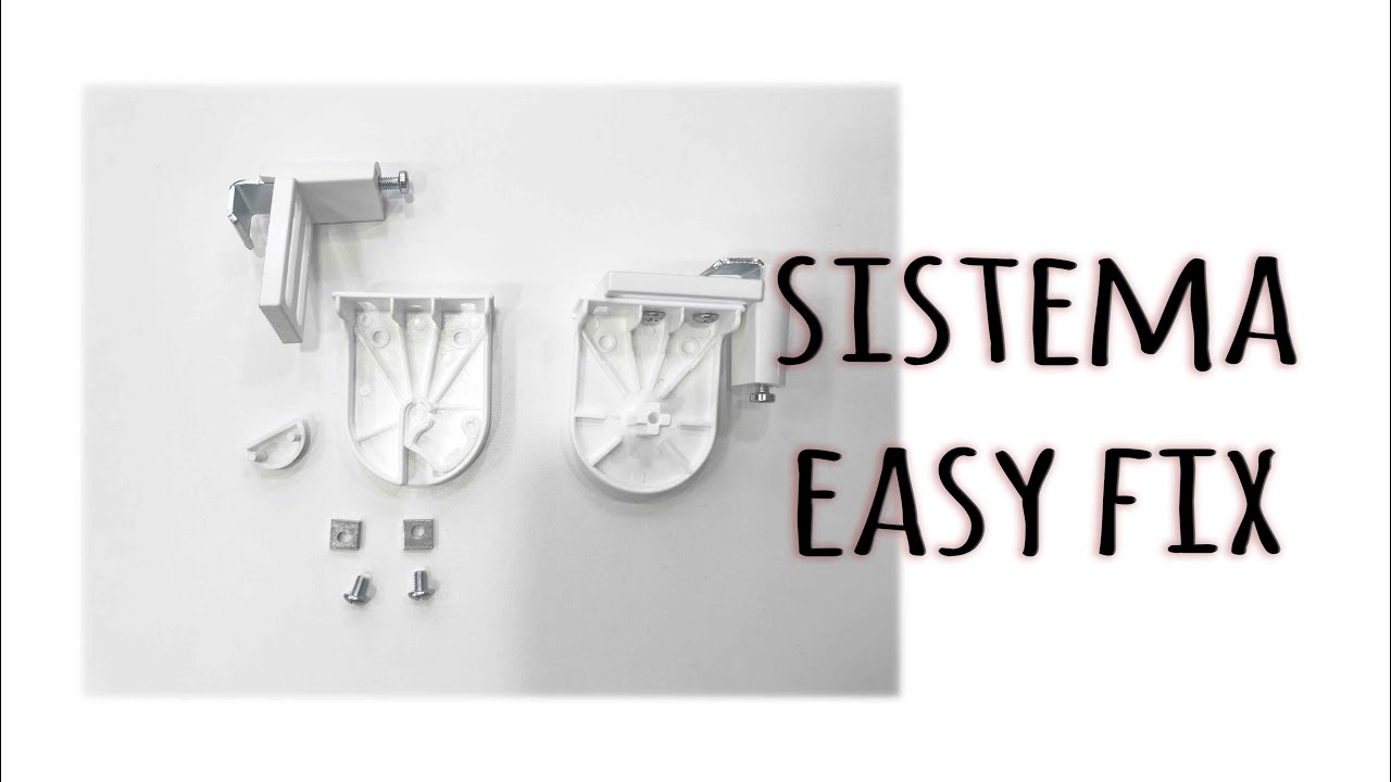 Montaje mini estor con sistema EASY FIX