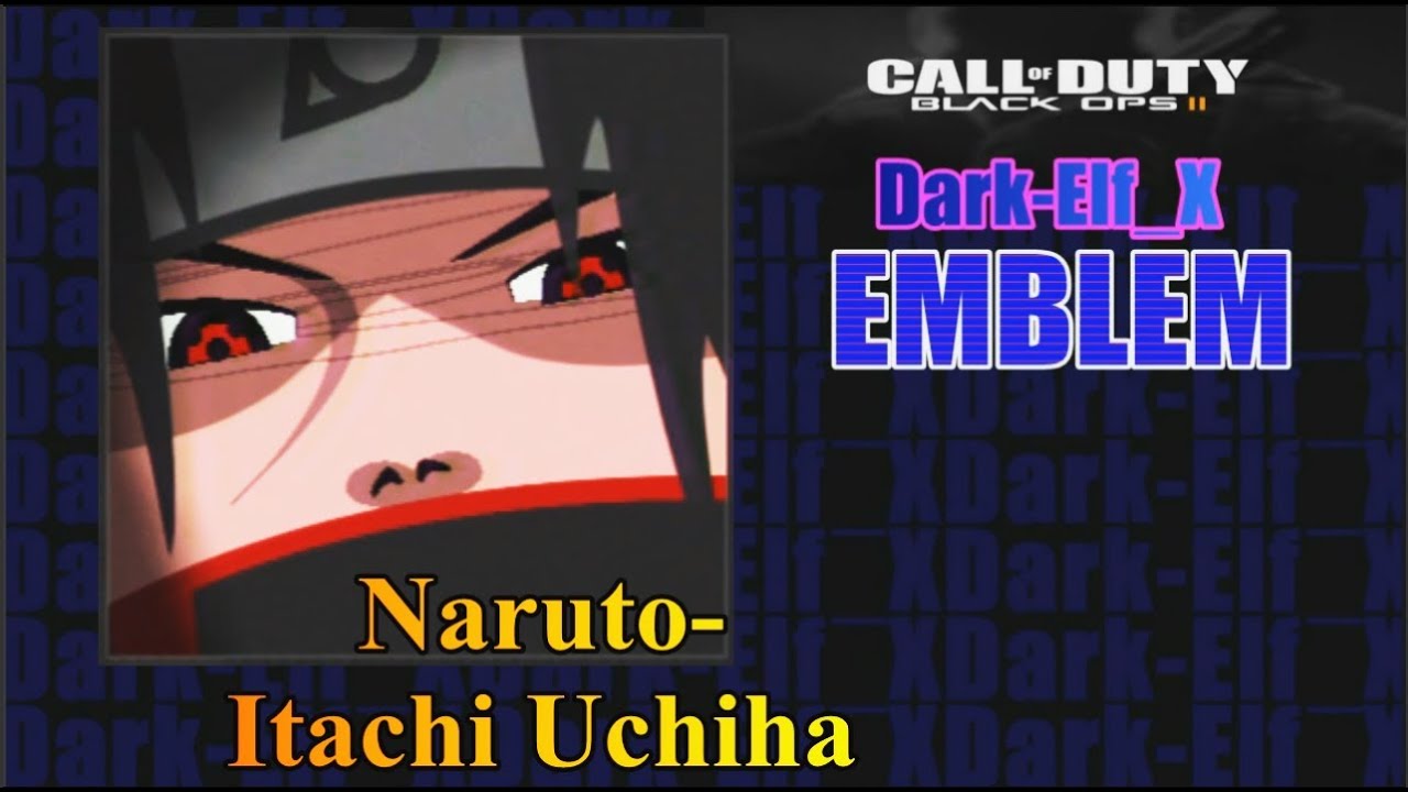 Black Ops 2 Emblem - Itachi Uchiha ( Naruto )
