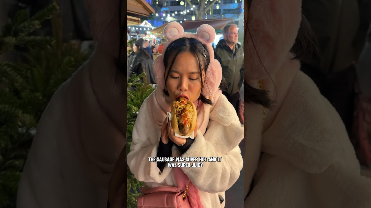 Everything I ate at the Christmas market in London 🎄
