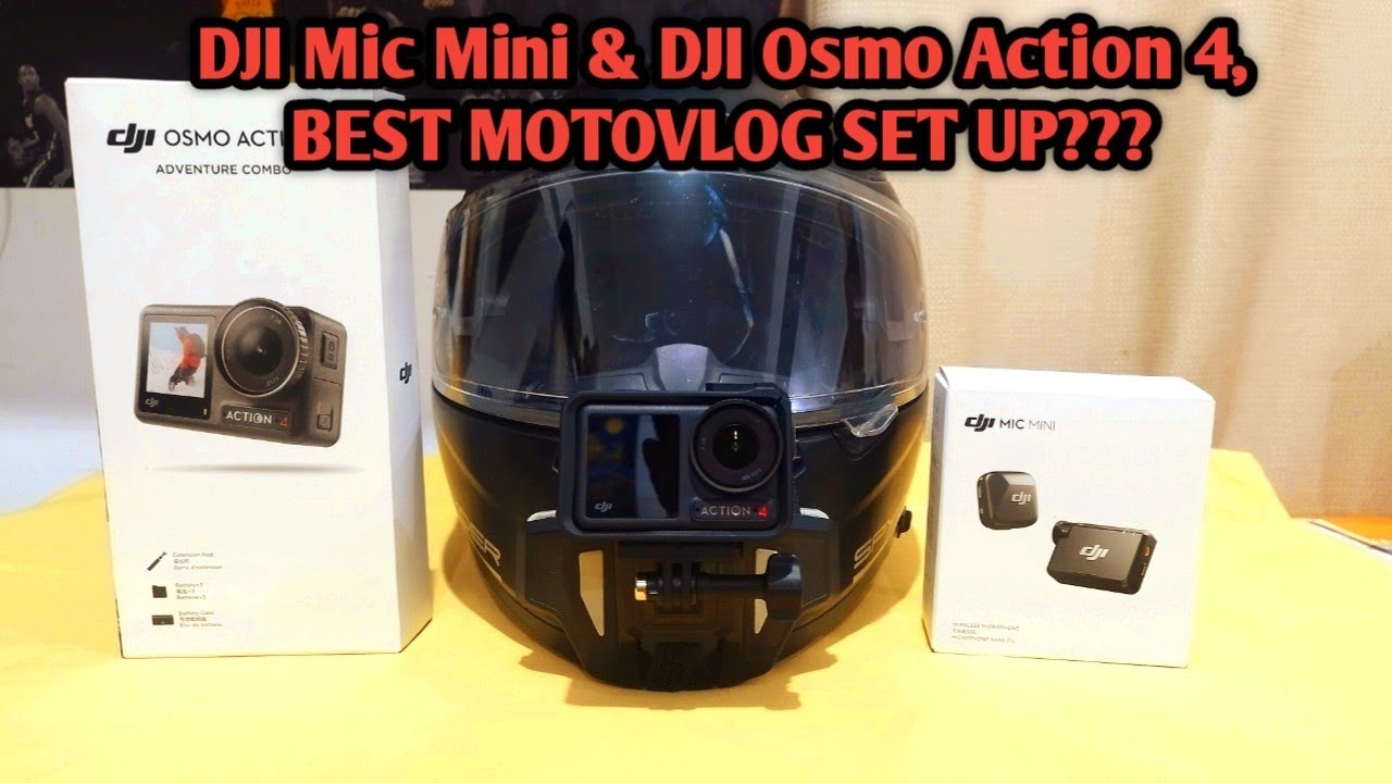 DJI Mic Mini paired with DJI OSMO Action 4 | Unboxing and first impression