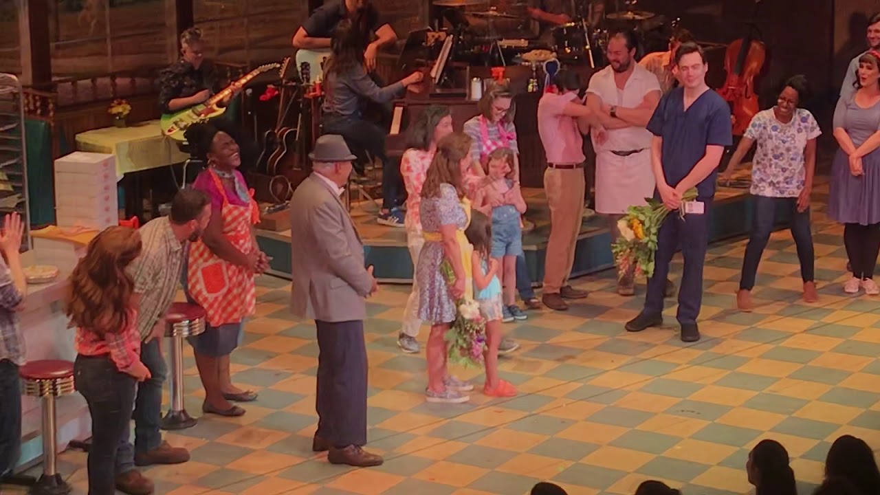 Shoshana Bean & Erich Bergen’s final Waitress curtain call