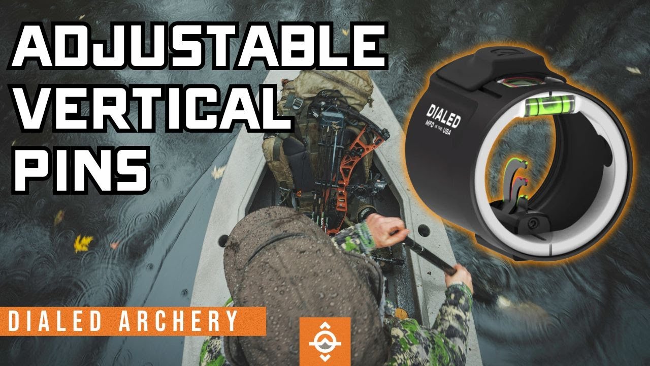 Прицел Dialed Archery PRÜF 3VA: регулируемый по высоте 3-контактный прицел, востребованный охотни...