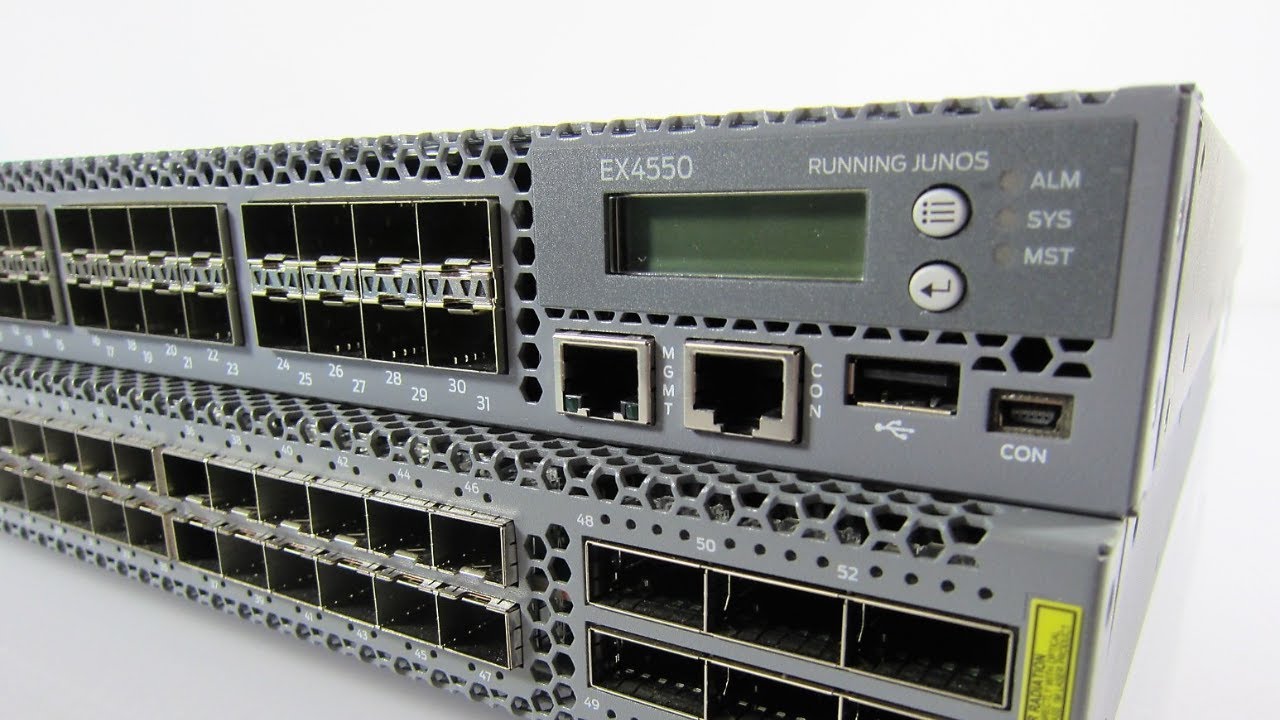 Как настроить VLAN на коммутаторах Juniper