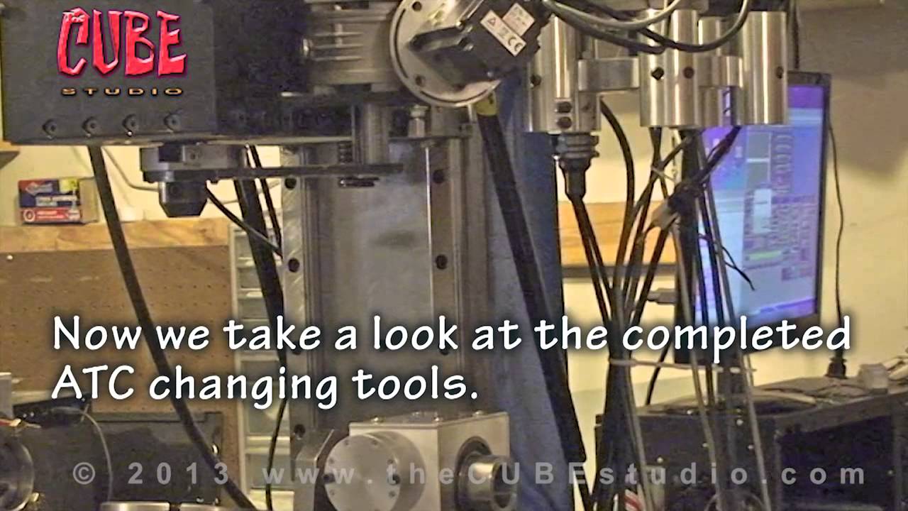 5 axis mill  - CNC conversion with ATC - Video 4 - Final Testing