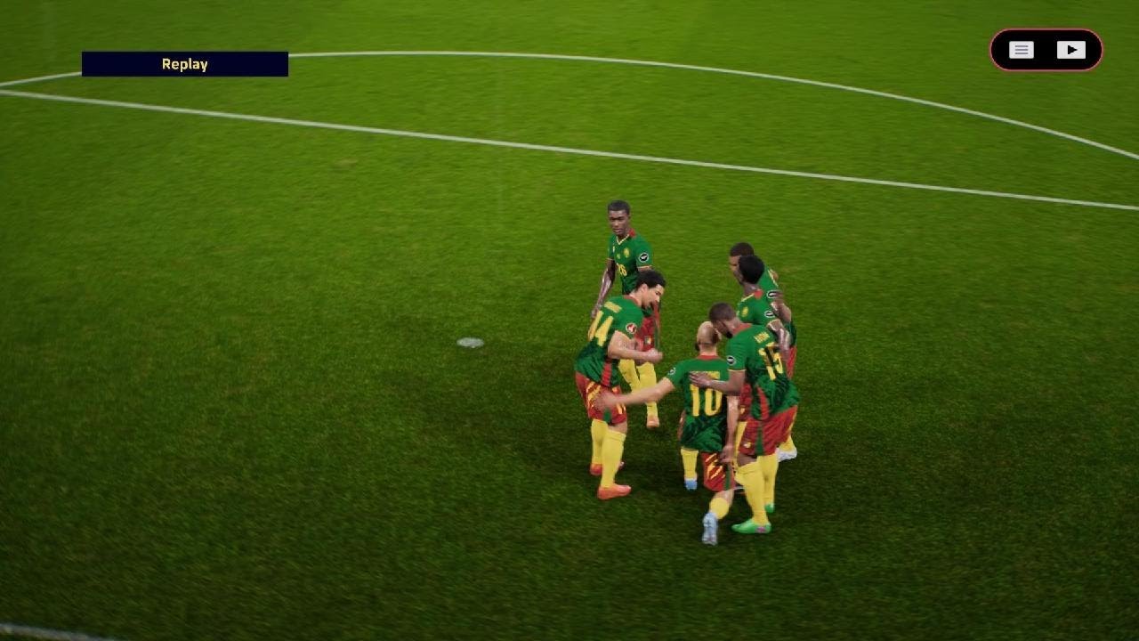Cameroon Vs South Africa Efootball gameplay 