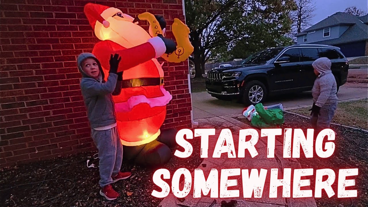 We have to START Somewhere!🎄🎅☃️ #blowup #inflatable #christmas #display