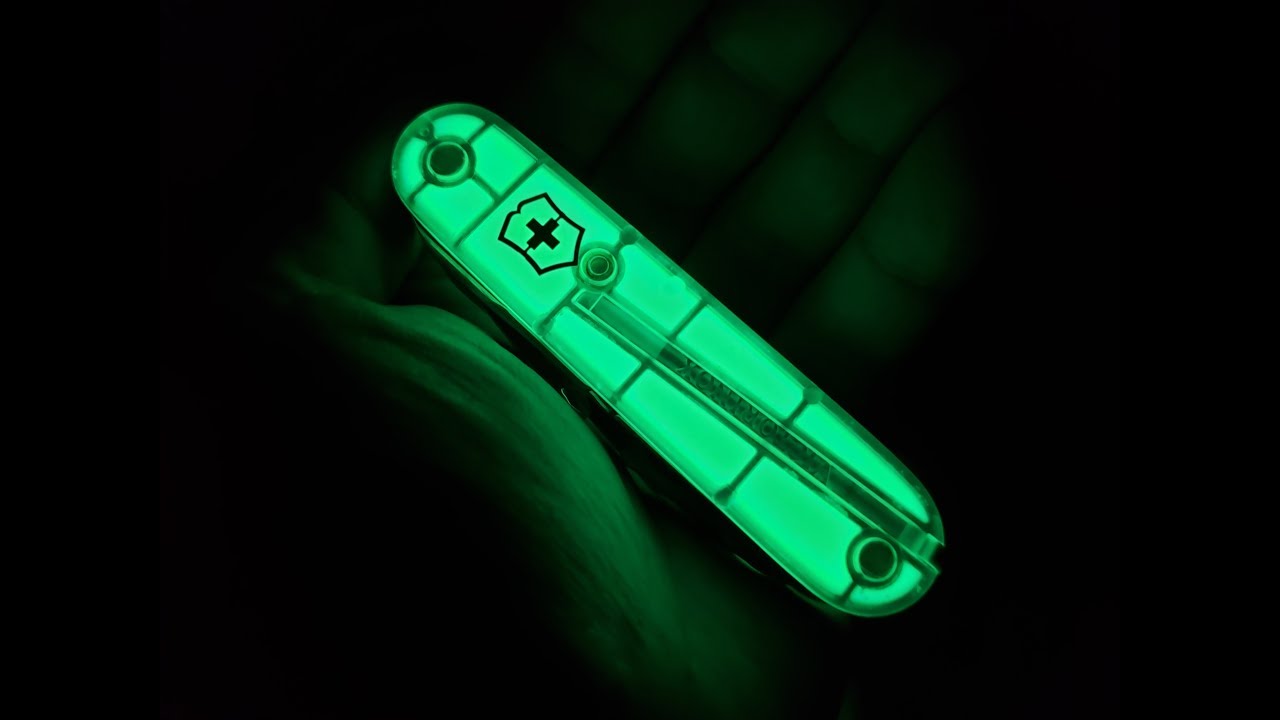 DIY Victorinox Swiss Army Knife Glow in the Dark & Semi Transparent Custom Scales