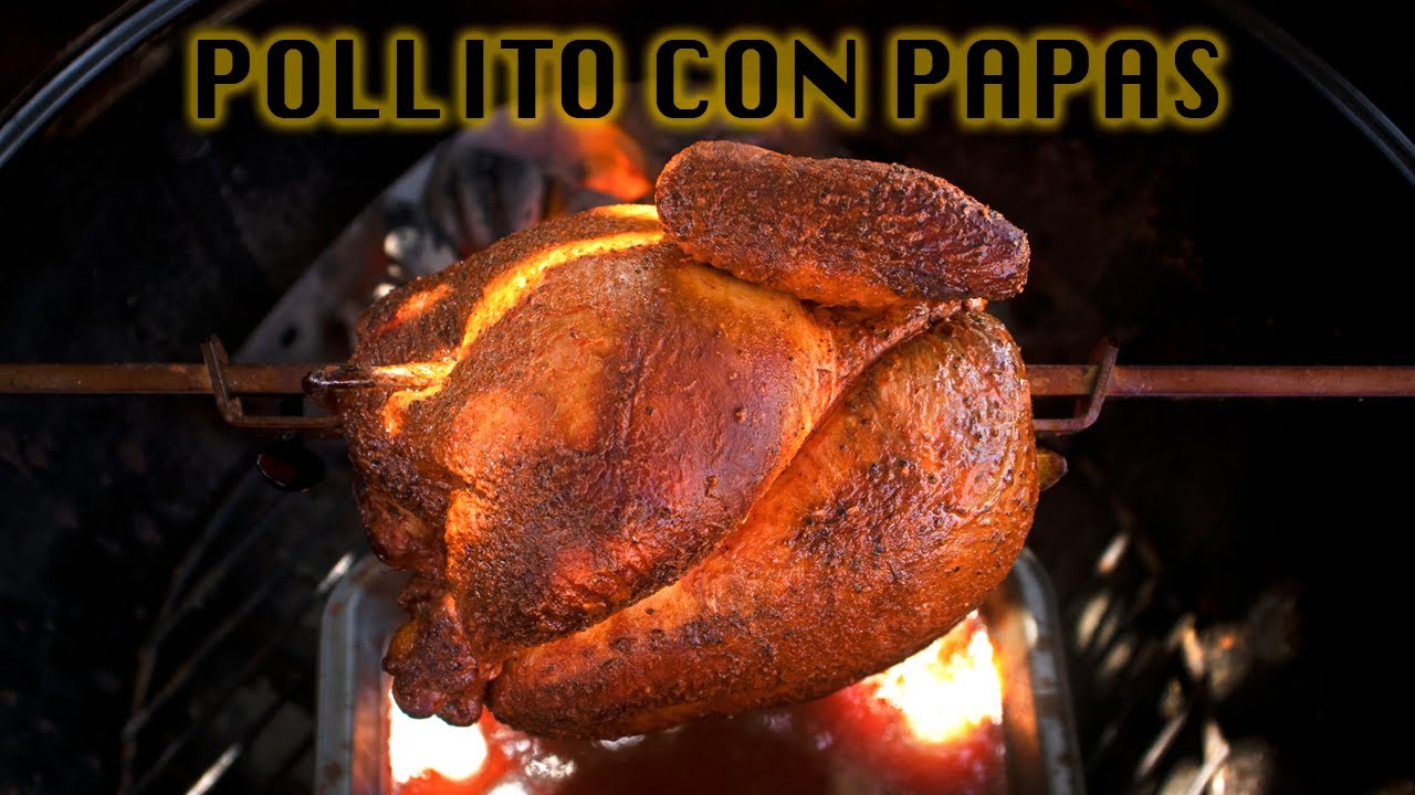 POLLO ROSTIZADO Y PAPAS BRAVAS | ROSTICERO DE WEBER