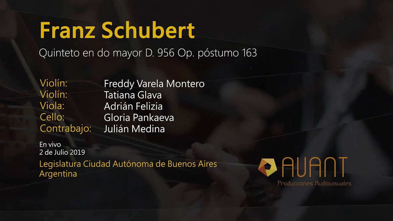 Franz Schubert - String Quintet in C Major, D 956 (Double Bass version) - SixPiccato Ensamble
