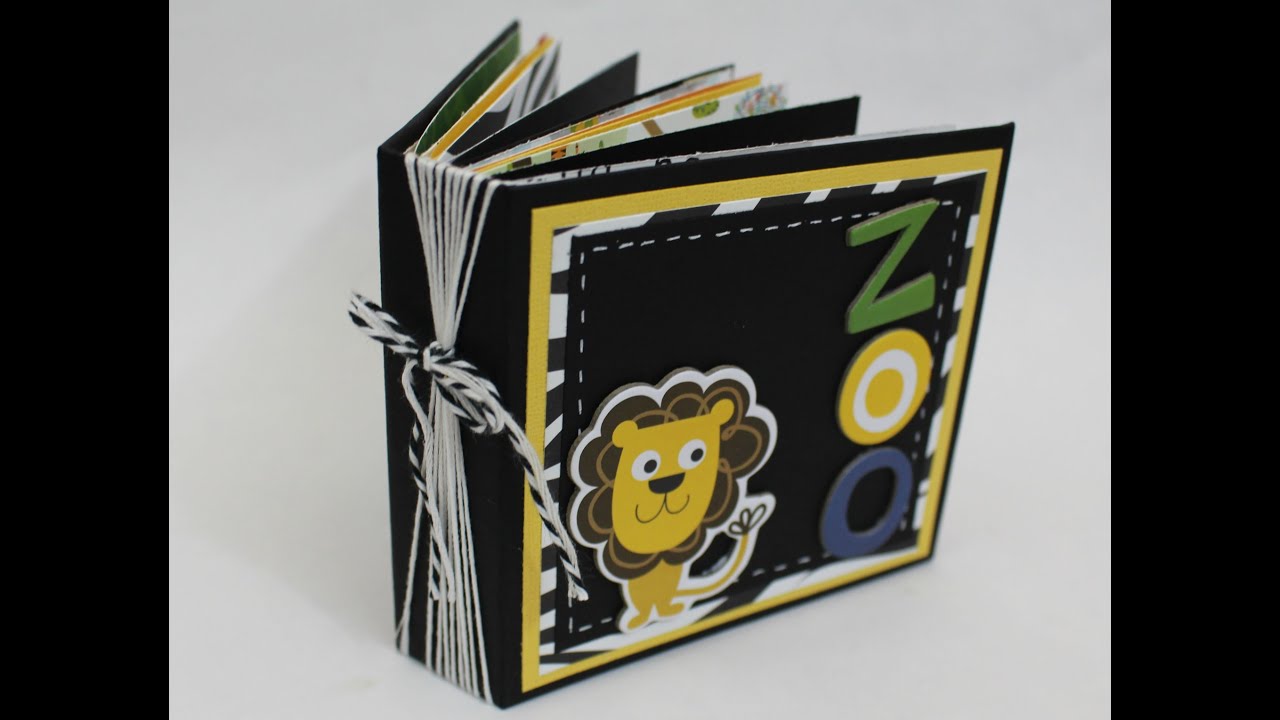 Tutorial Mini Album Zoo * Scraptools