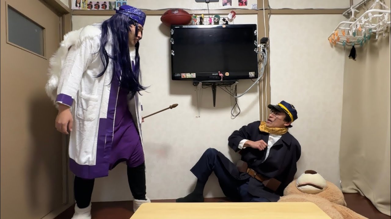 遊びに来た杉元とアシリパ？