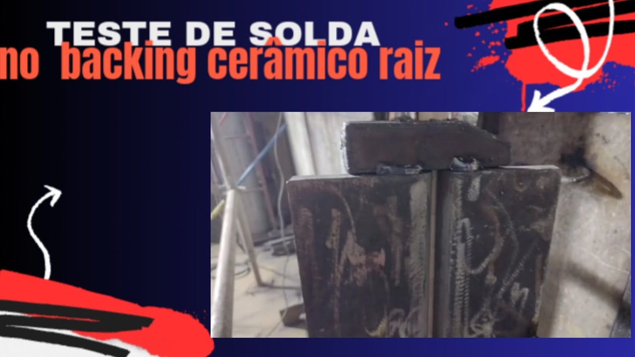 como fazer uma raiz de solda no backing cerâmico