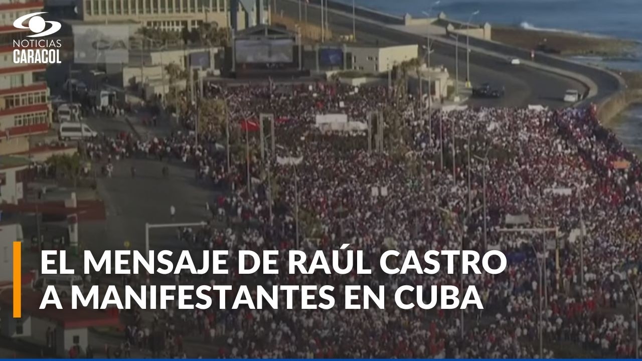 Protestas en Cuba por encausamiento de EE. UU. contra Ra&uacute;l Castro, quien les envi&oacute; mensaje