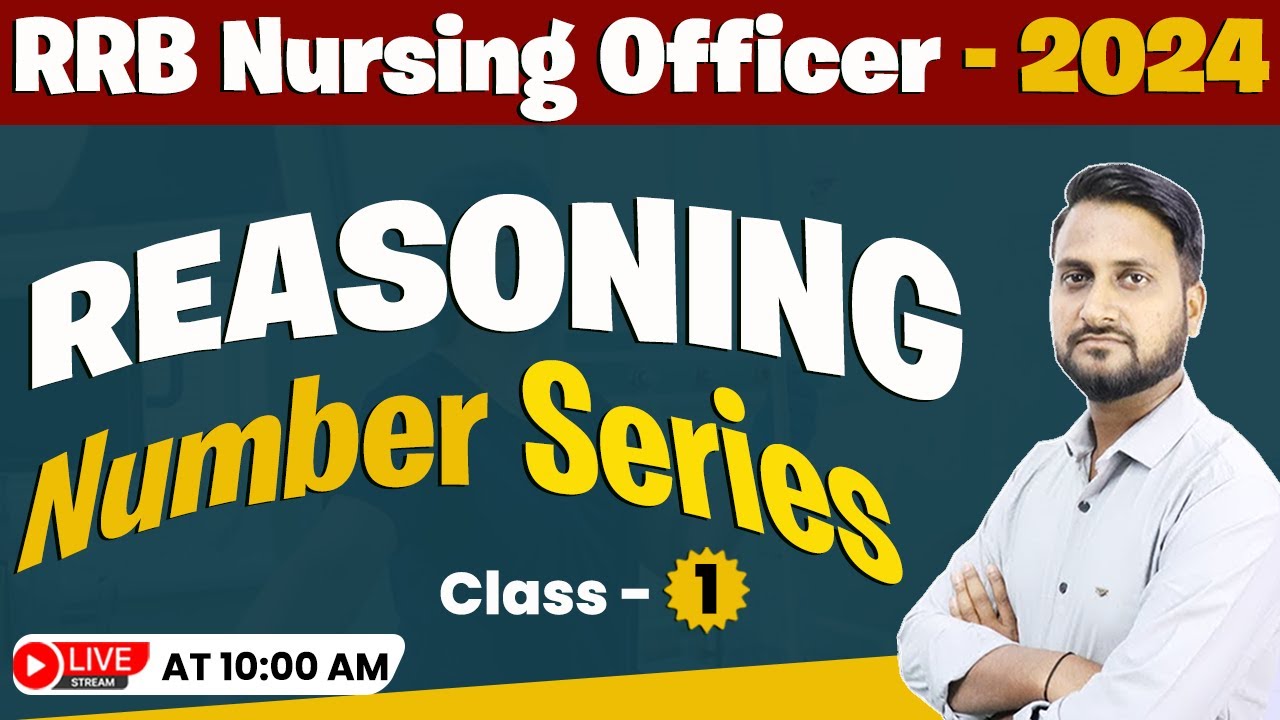 RRB Paramedical | NORCET | CHO  | Reasoning | Number Series | SPECIAL  MCQ | BY: Jitendra sir