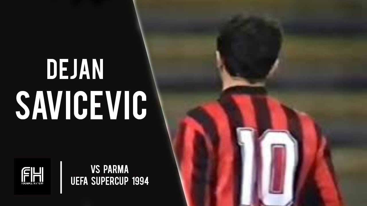 Dejan Savicevic ● Skills ● AC Milan 1-0 Parma ● UEFA Supercup First leg 1994