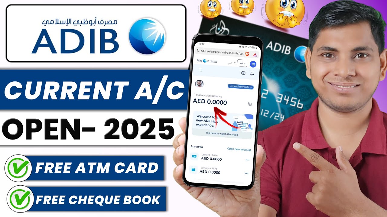 Adib Bank Current Account Opening 2025 | Best Zero Balance Current account in UAE