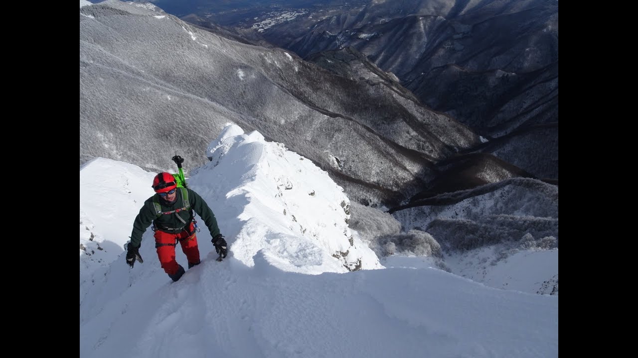 Balzi dell'Ora con neve - Vietato sbagliare