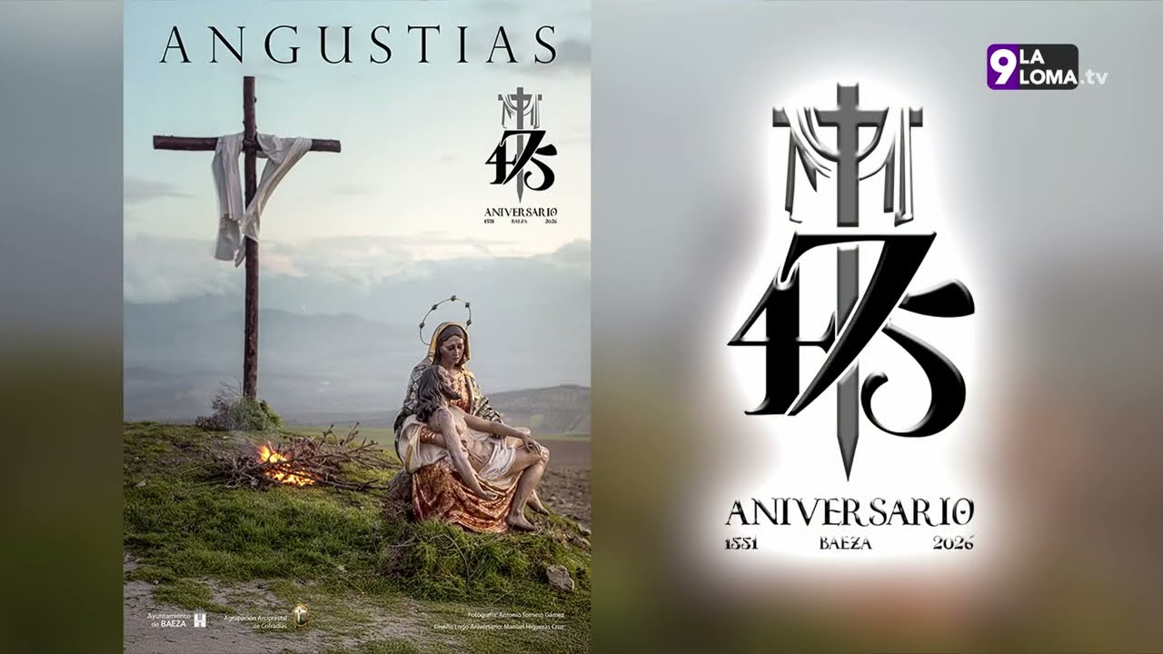 475 Aniversario de la Cofradía de las Angustias de Baeza · Presentación de los actos, cartel y logo