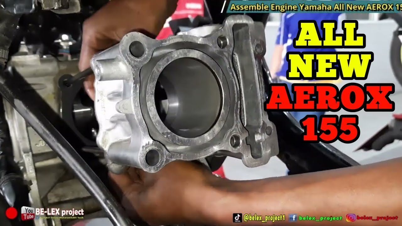 Assemble Engine Yamaha All New AEROX 155 Connected