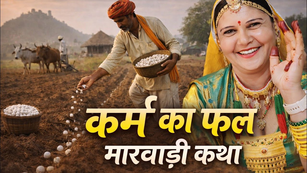 कर्म री चोट कभी खाली कोनी जावे 😱 | संत री बाजरे री रोटी | जबरदस्त मारवाड़ी ज्ञान कॉमेडी कथा 