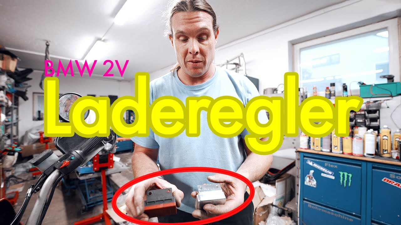 Einstellbarer Laderegler für BMW Motorrad R 45 - 100 R GS RS RT Modelle. Immer eine volle Batterie!