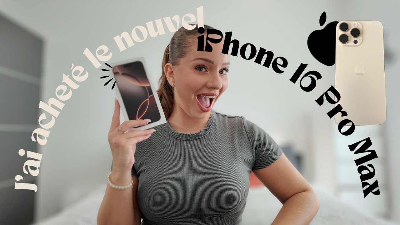 Je vous fais un UNBOXING du nouvel iPhone 16 PRO MAX 📱😎
