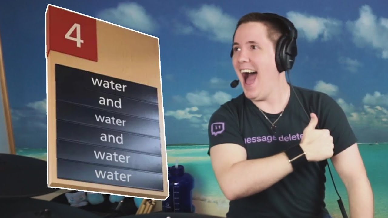 Drumming While Squall Goes To The Water Aisle