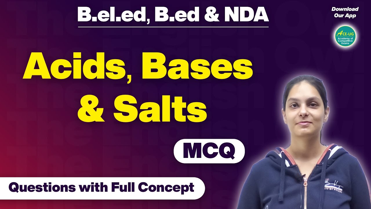 Acid , Bases and Salt | Question with full Concepts & MCQ | The English Owl