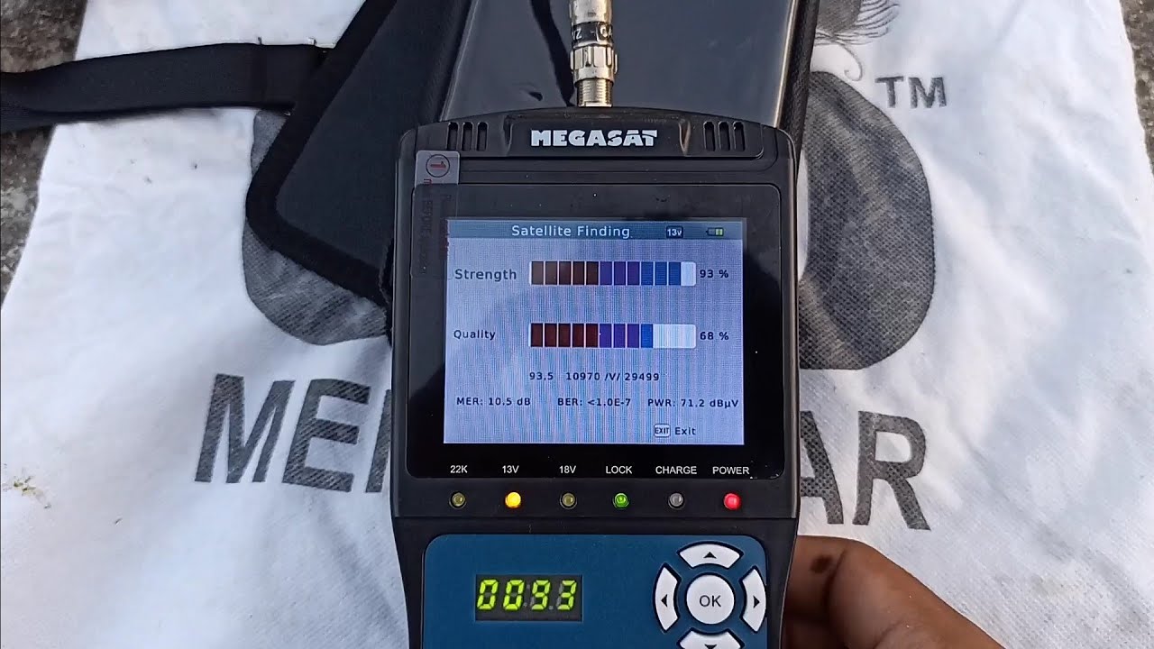 MegaSat Digital 1 HD Satellite Meter From Germany