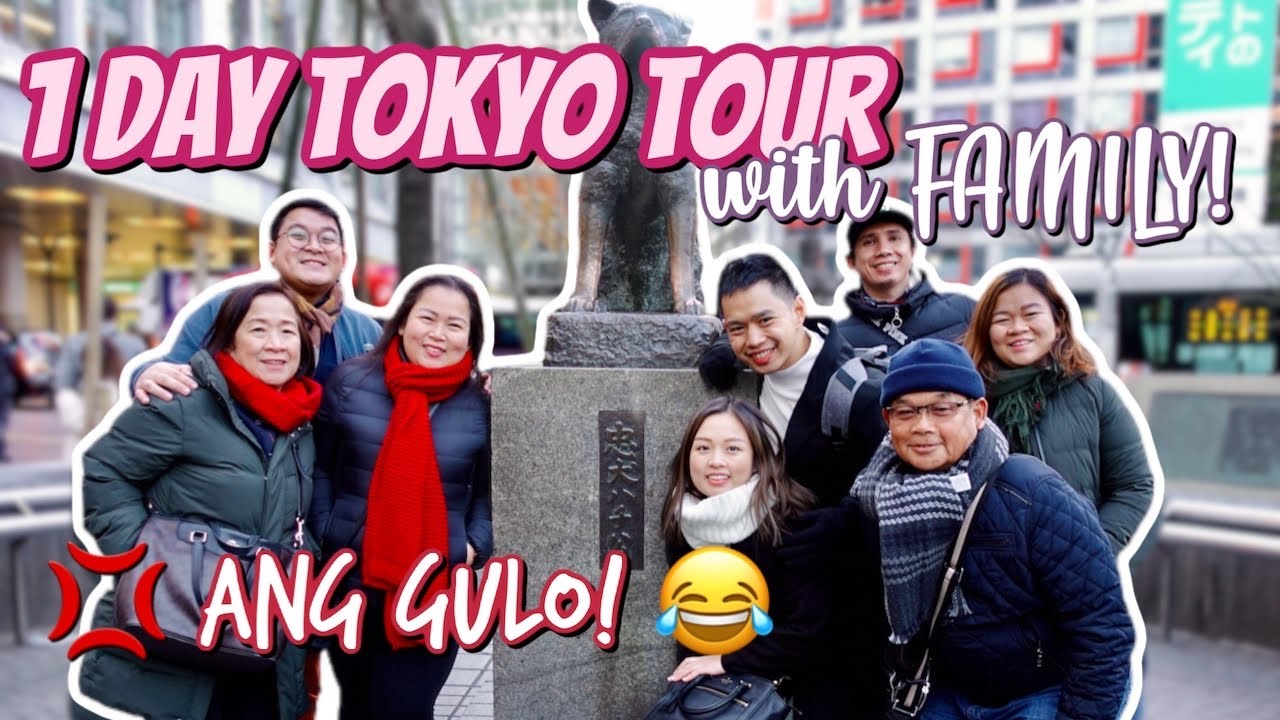 1 DAY TOKYO TOUR WITH FAMILY | Puro Kalokohan! | Trina “Hopia” Legaspi