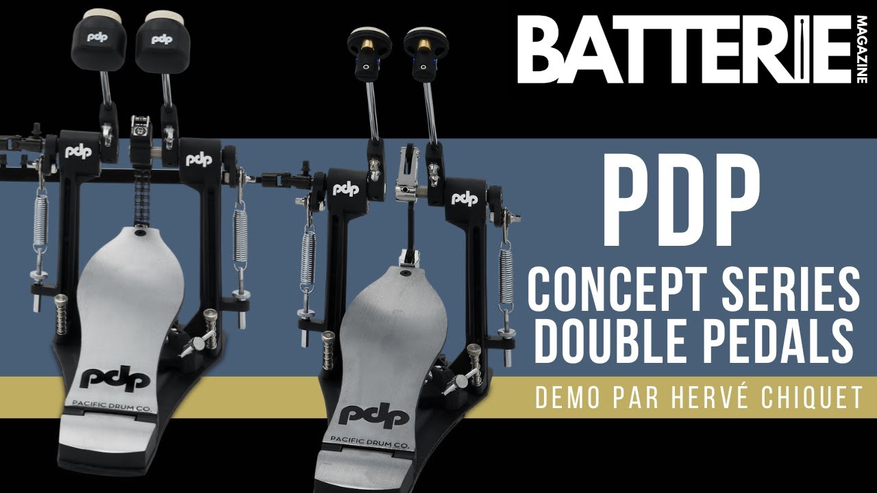 PDP CONCEPT SERIES DOUBLE PEDALS - Demo | Batterie Magazine # 201