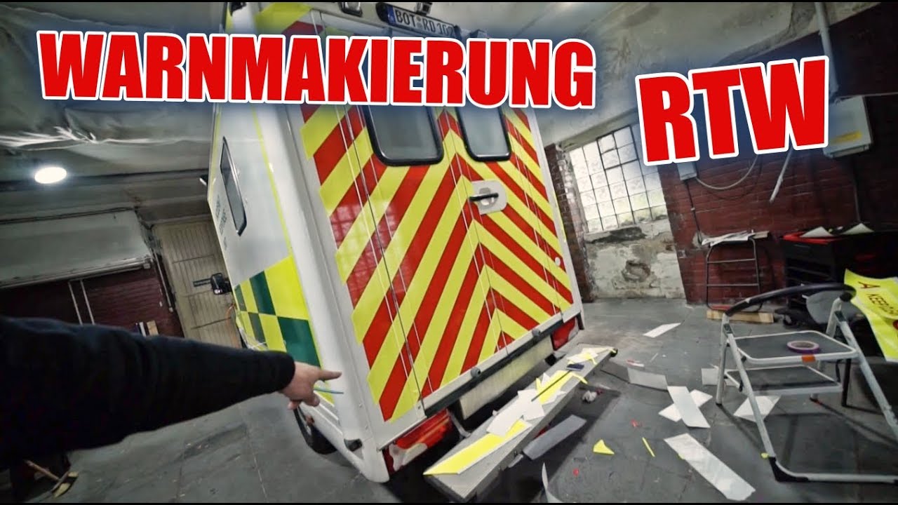 Warnmakierung am RTW 🚑 🚒 | ItsMarvin